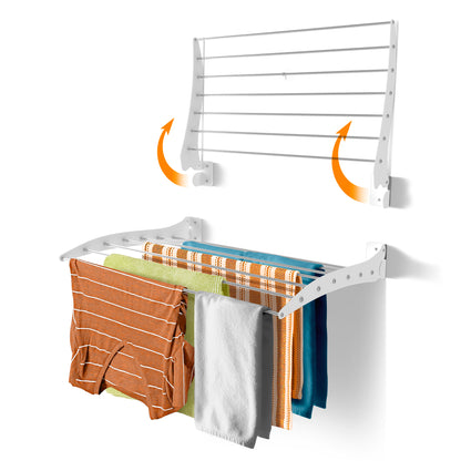 Foldable Metal Wall Mounted Laundry Drying Rack