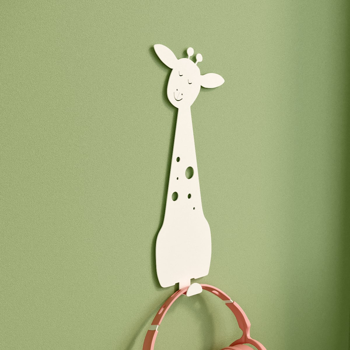 Stretch the Cheerful Giraffe Kids Wall Hook