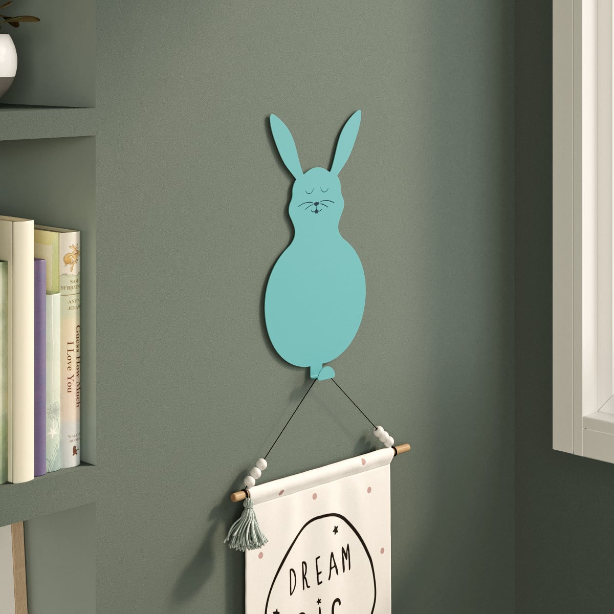 Hopper the Bunny Kids Wall Hook