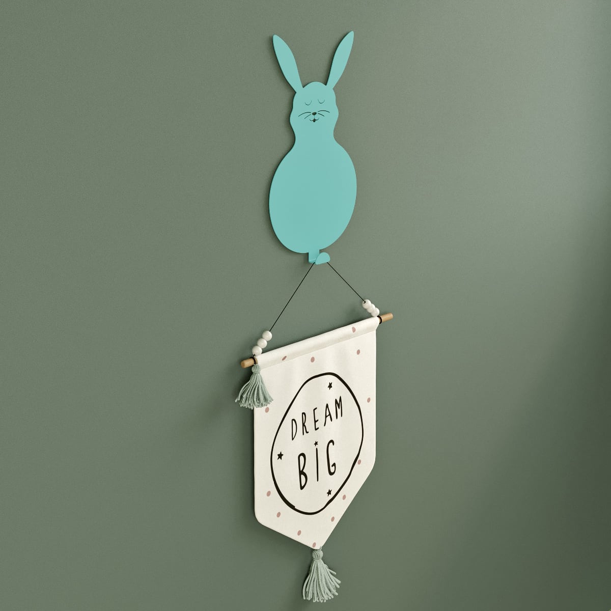 Hopper the Bunny Kids Wall Hook